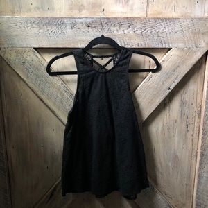 Hollister lacy halter tank top
